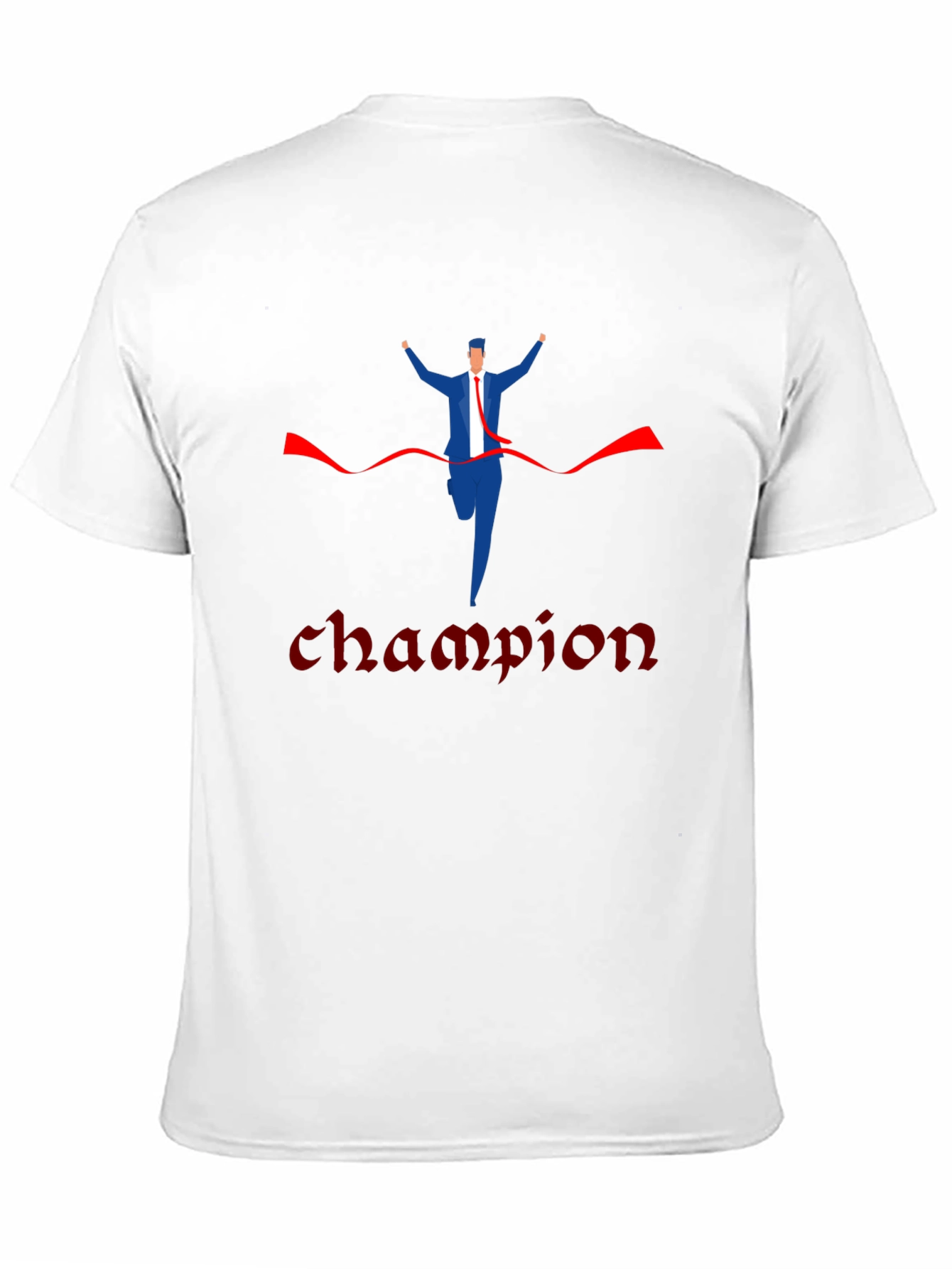 Champion Winner T-Shirt - Business Suit Design