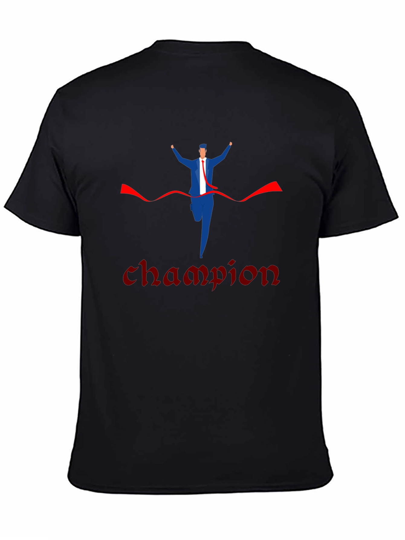 Champion Winner T-Shirt - Business Suit Design