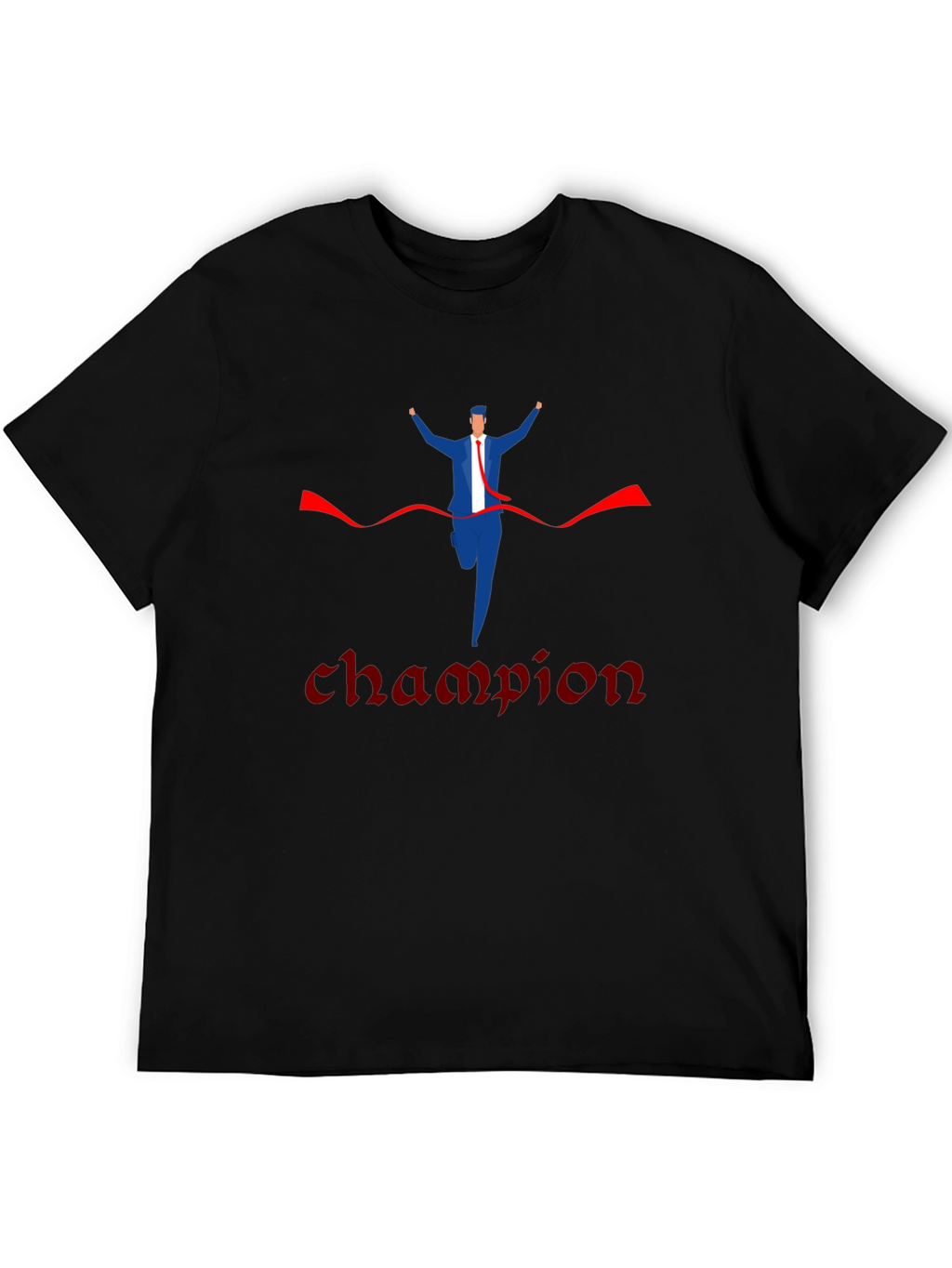 Champion Winner T-Shirt - Business Suit Design