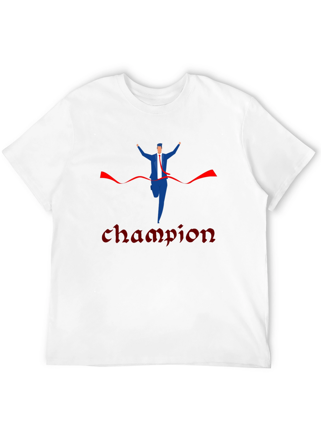 Champion Winner T-Shirt - Business Suit Design