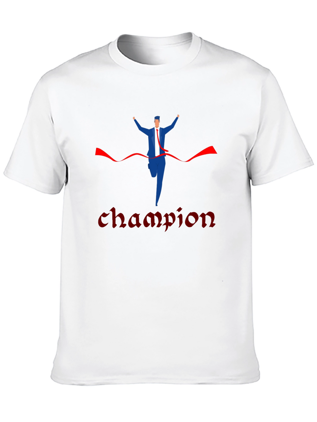 Champion Winner T-Shirt - Business Suit Design
