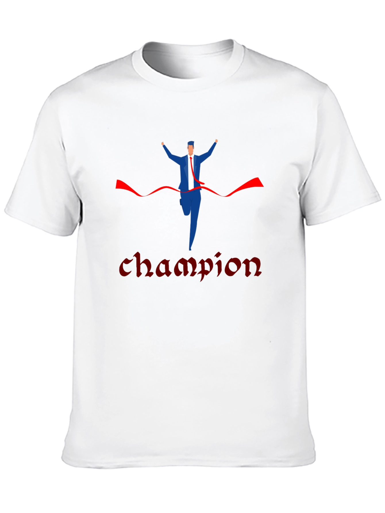 Champion Winner T-Shirt - Business Suit Design