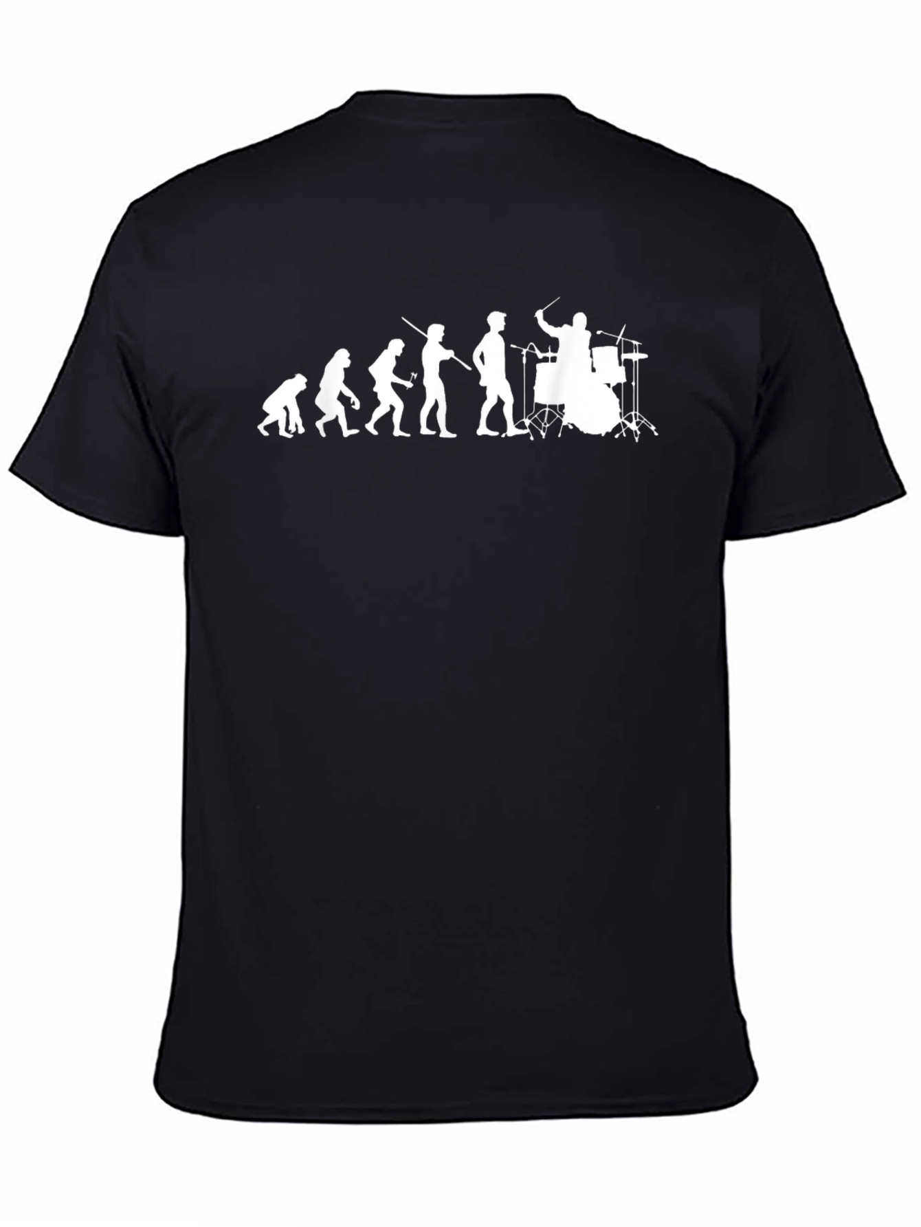 Drummer Evolution T-Shirt - Musician Humor