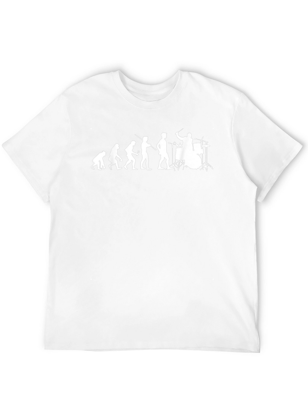 Drummer Evolution T-Shirt - Musician Humor