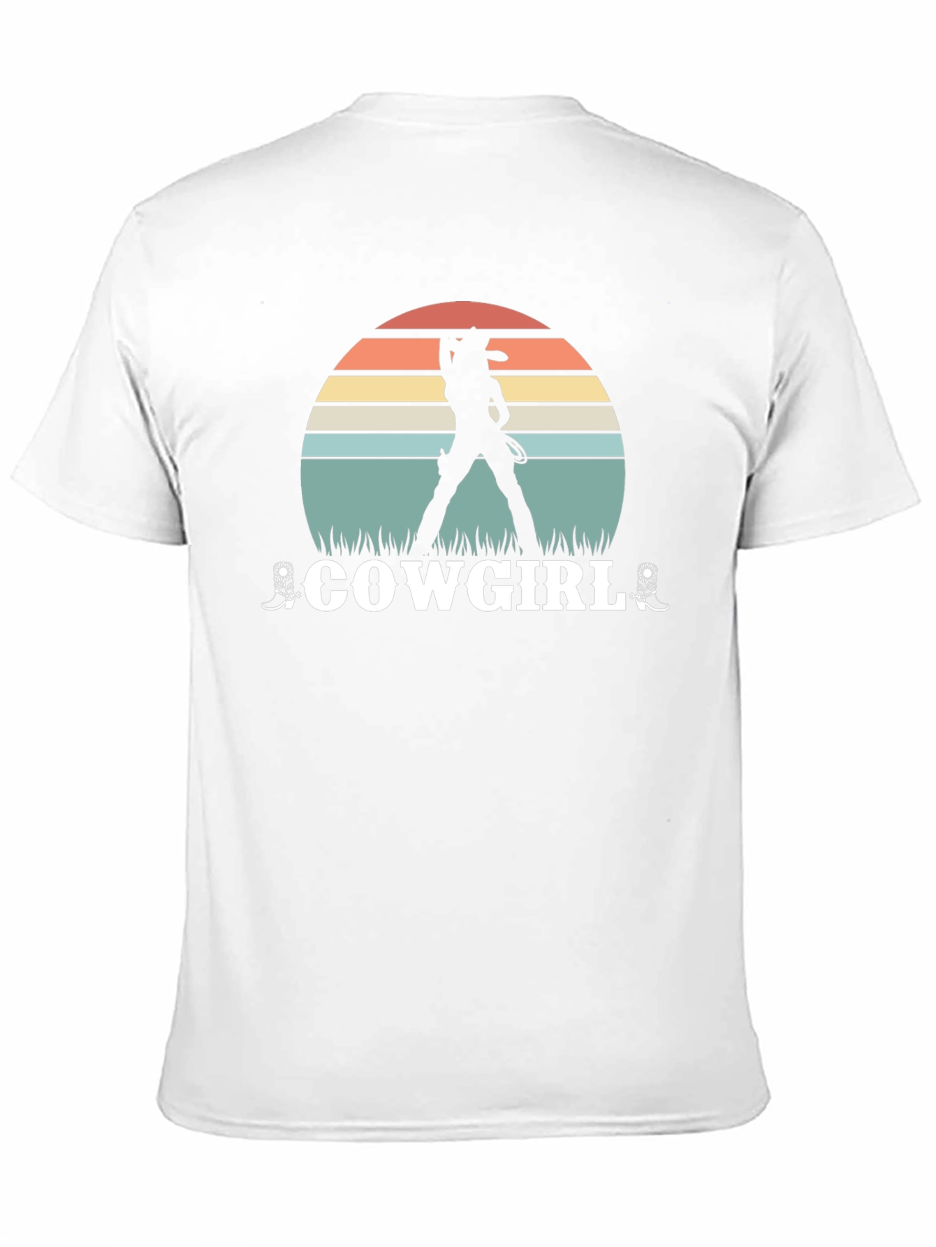 Cowgirl Sunset Graphic Tee - Western Style