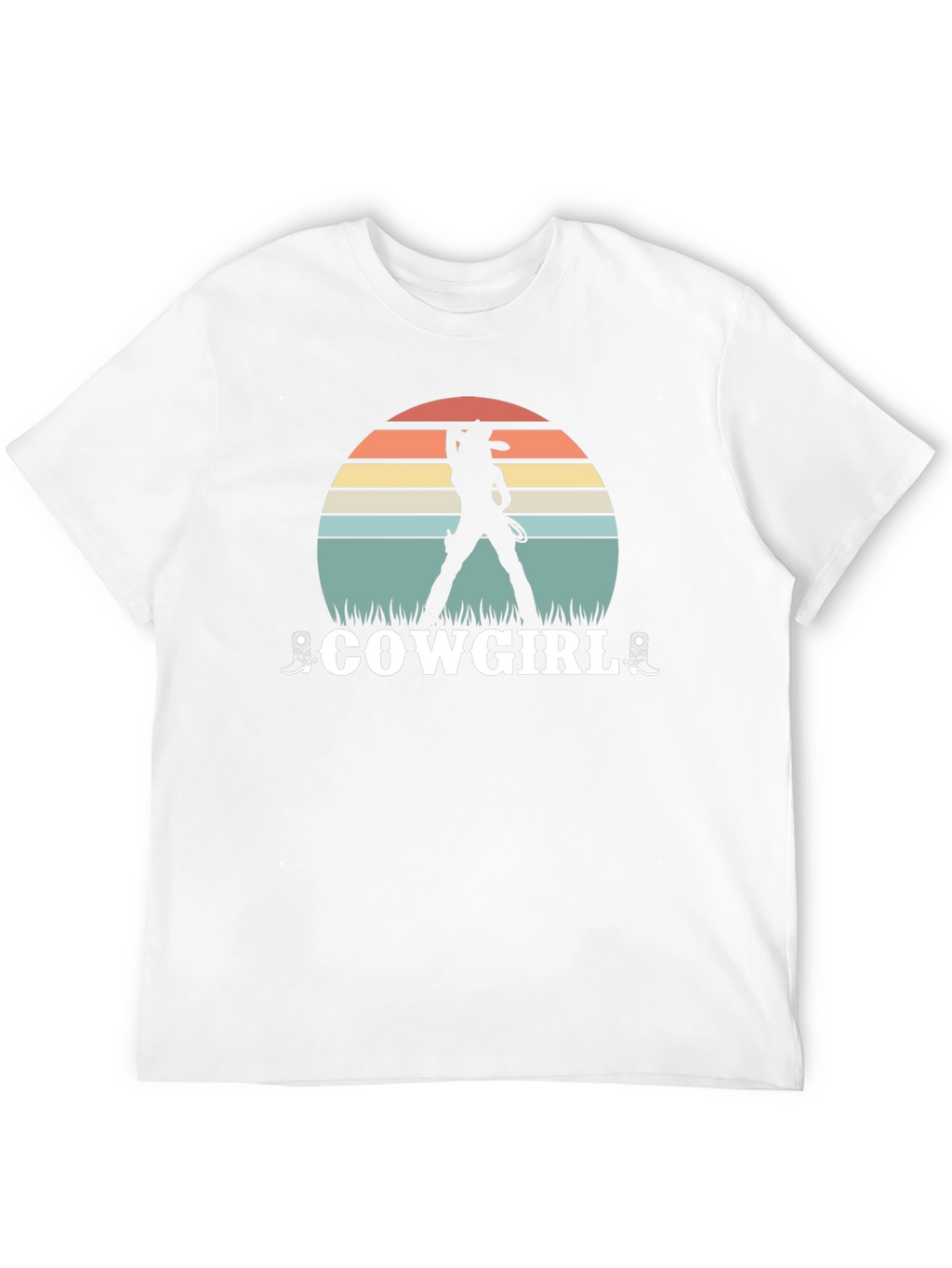 Cowgirl Sunset Graphic Tee - Western Style