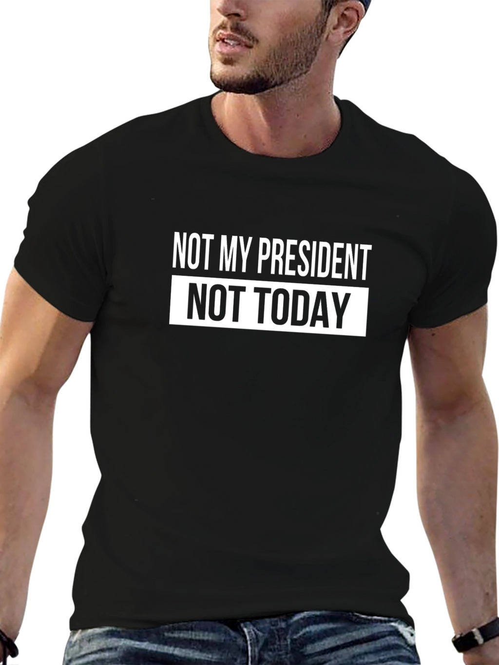 Not My President Today Graphic T-Shirt