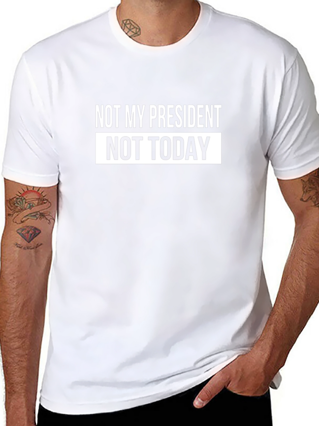 Not My President Today Graphic T-Shirt