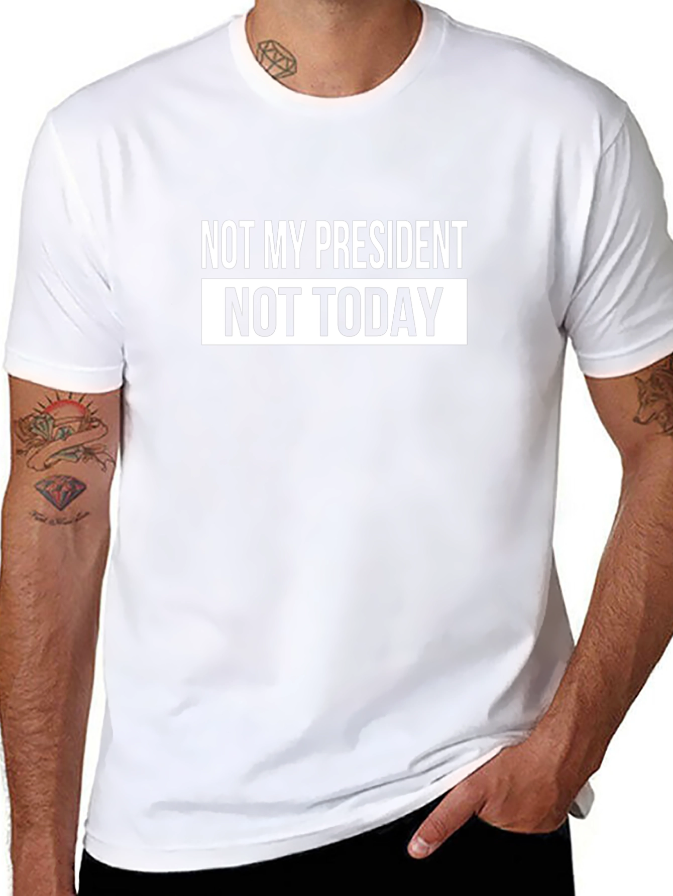 Not My President Today Graphic T-Shirt