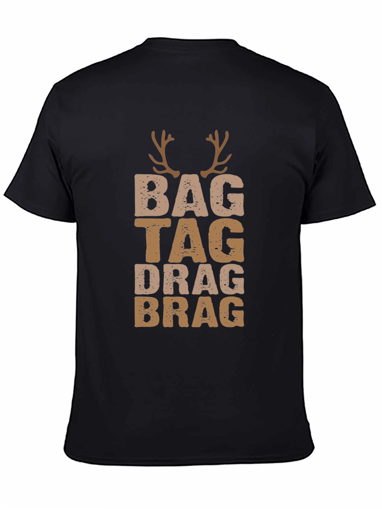 Bag Tag Drag Brag Deer Antler T-Shirt