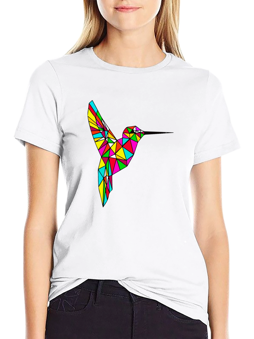 Geometric Hummingbird T-Shirt