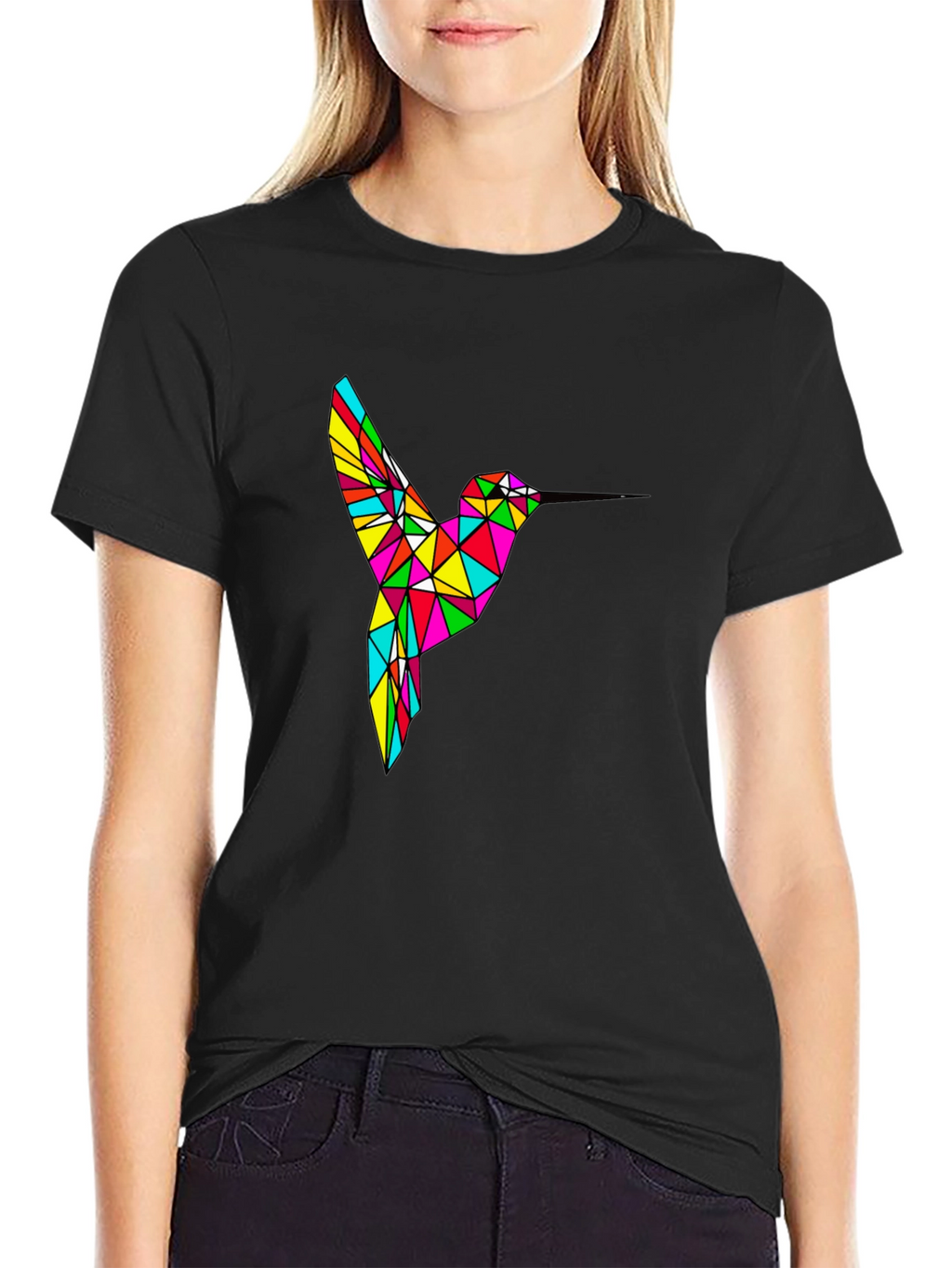 Geometric Hummingbird T-Shirt