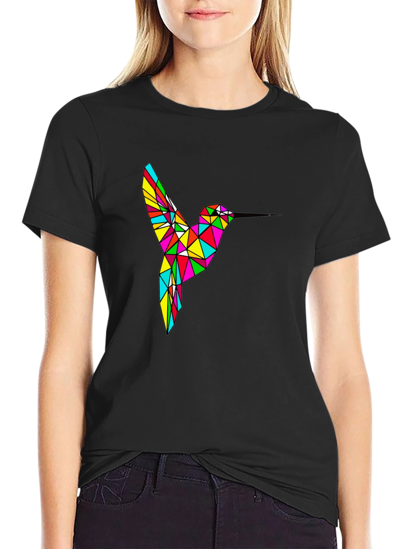 Geometric Hummingbird T-Shirt