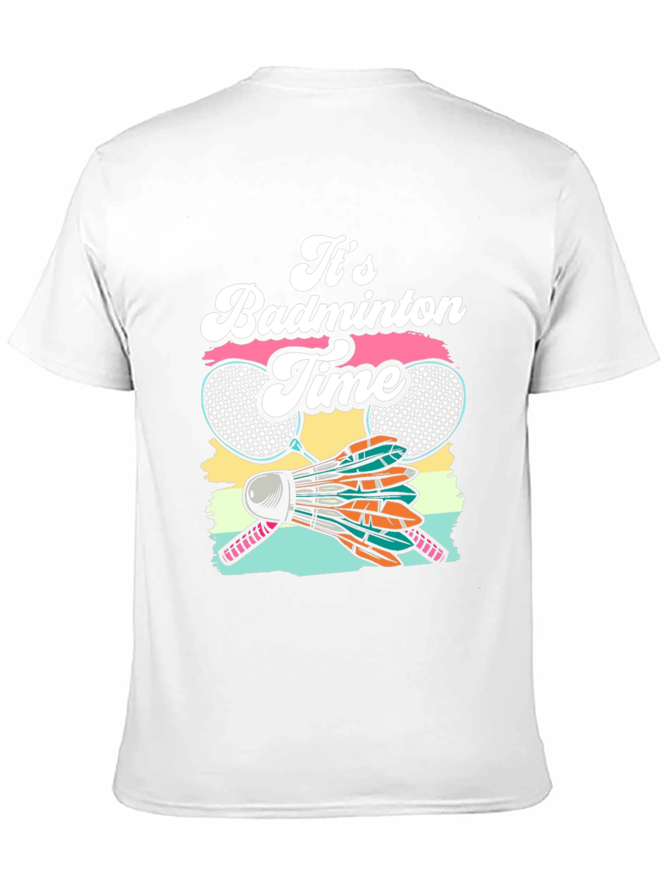 Its Badminton Time Graphic T-Shirt