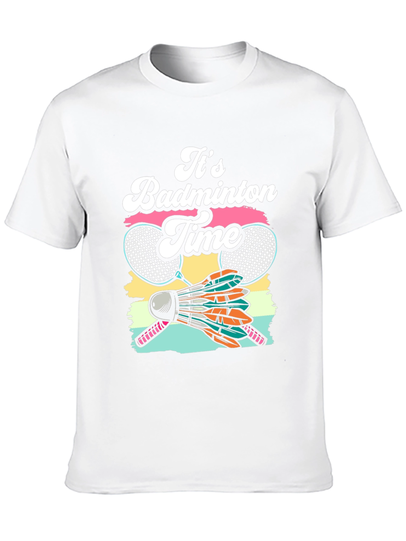 Its Badminton Time Graphic T-Shirt