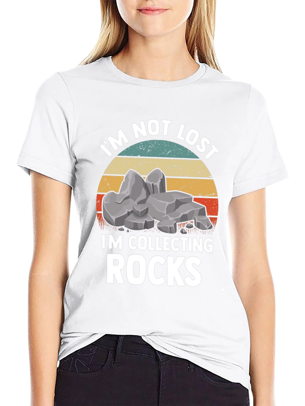 Im Not Lost Im Collecting Rocks T-Shirt