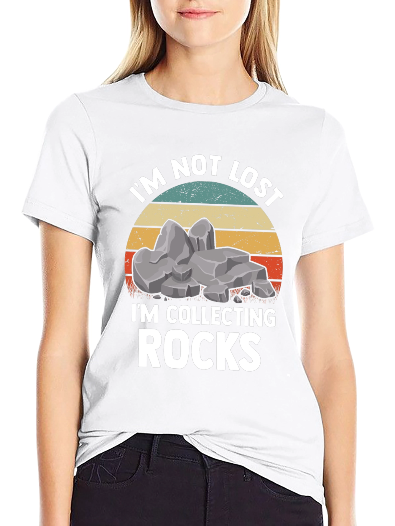 Im Not Lost Im Collecting Rocks T-Shirt