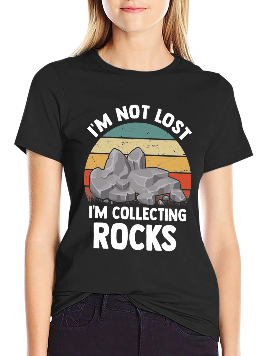 Im Not Lost Im Collecting Rocks T-Shirt