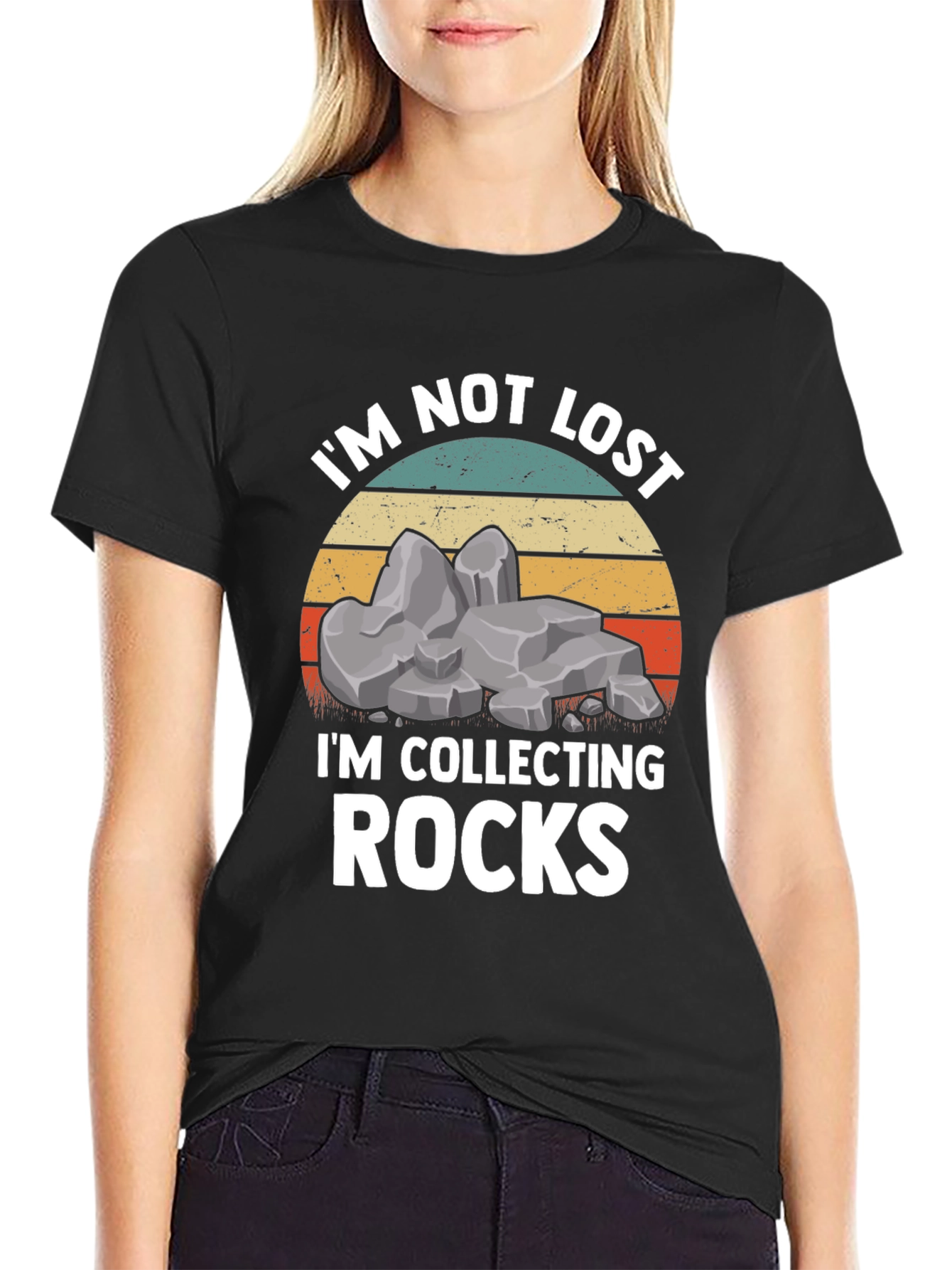 Im Not Lost Im Collecting Rocks T-Shirt