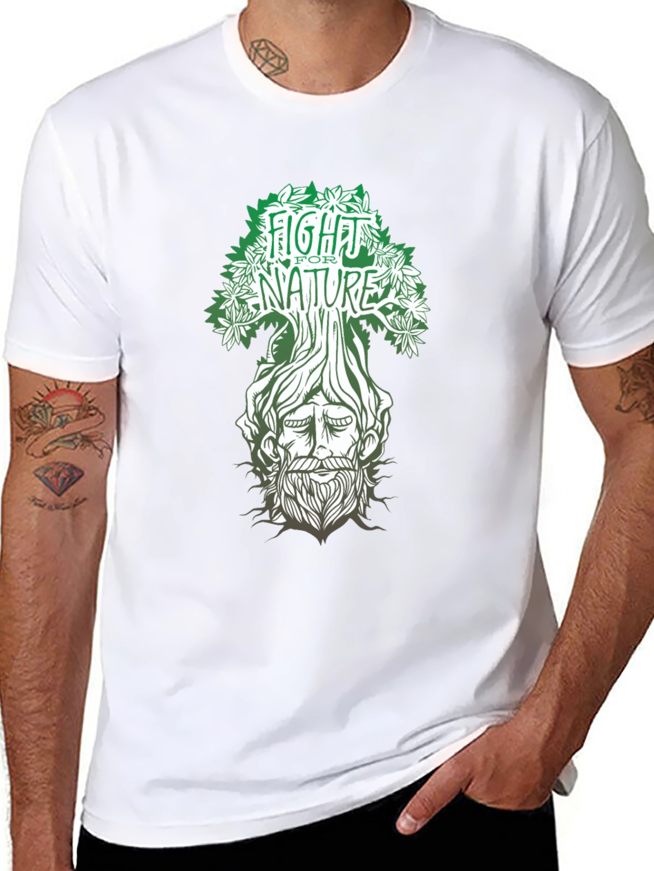 Fight for Nature Graphic Tee - Earth Day Shirt