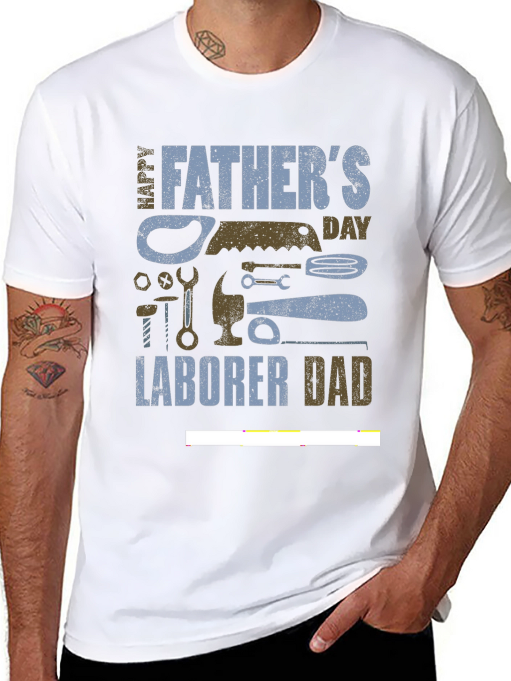 Fathers Day Laborer Dad T-Shirt