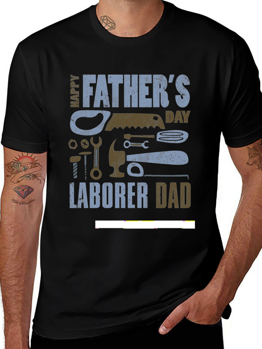 Fathers Day Laborer Dad T-Shirt