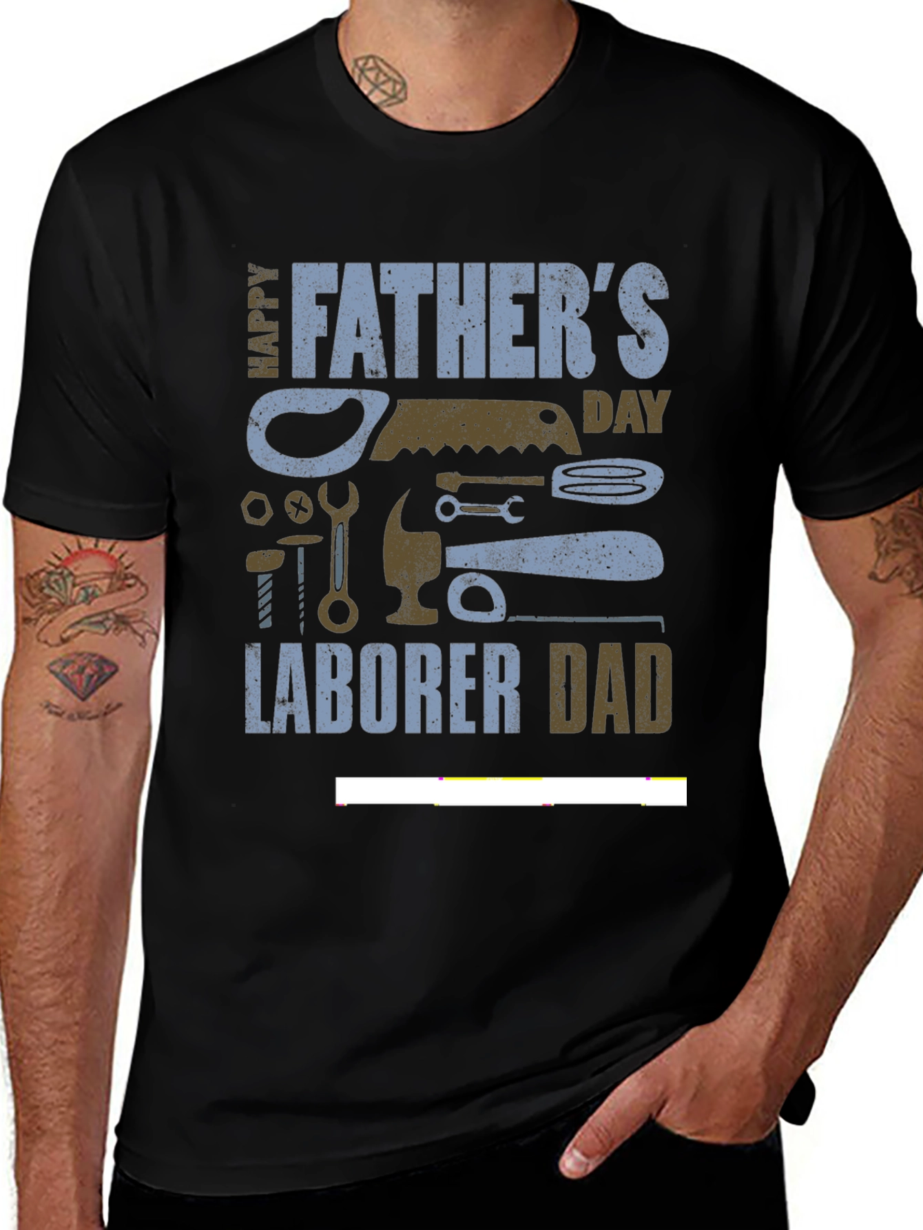 Fathers Day Laborer Dad T-Shirt