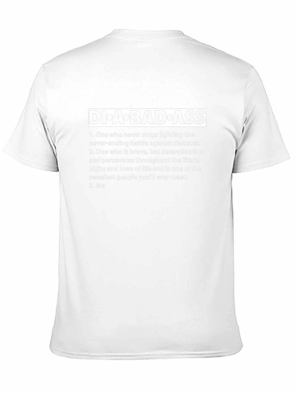 Diabadass Diabetes Awareness Graphic T-Shirt