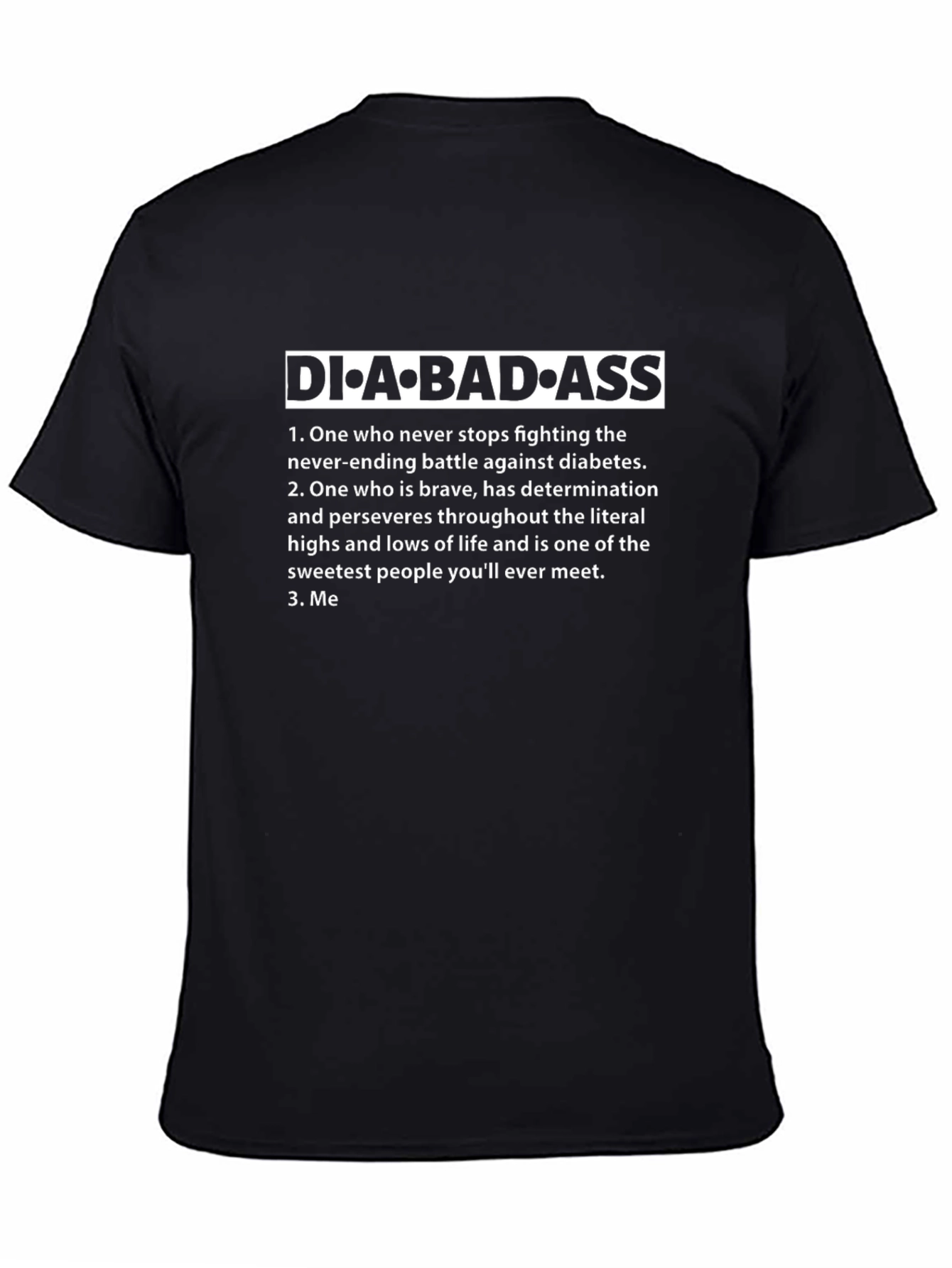 Diabadass Diabetes Awareness Graphic T-Shirt
