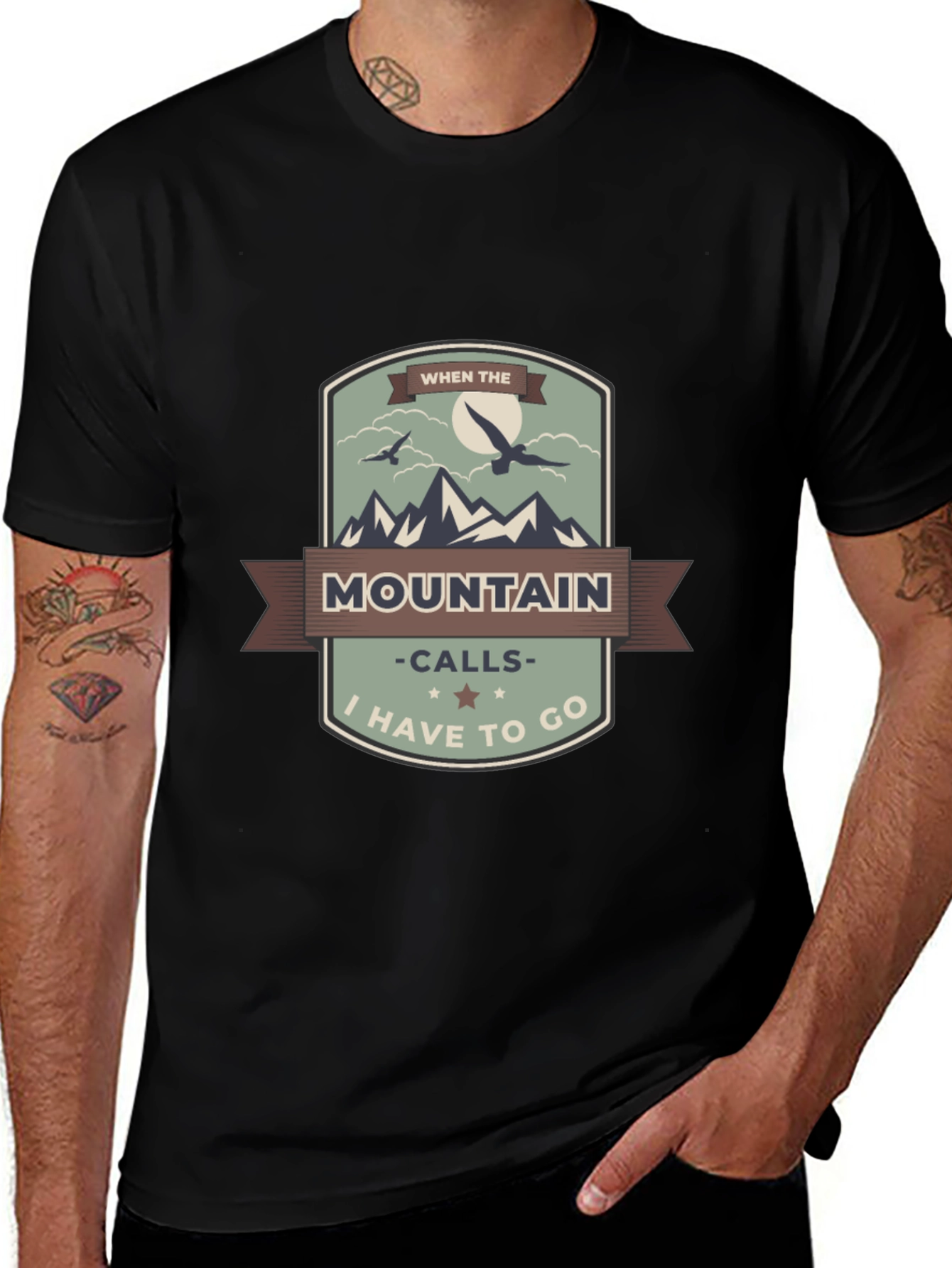 Mountain Calls Graphic Tee - Adventure Awaits!