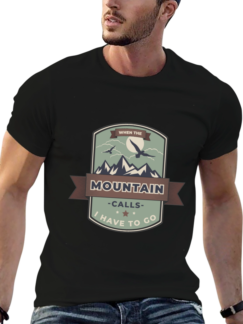 Mountain Calls Graphic Tee - Adventure Awaits!