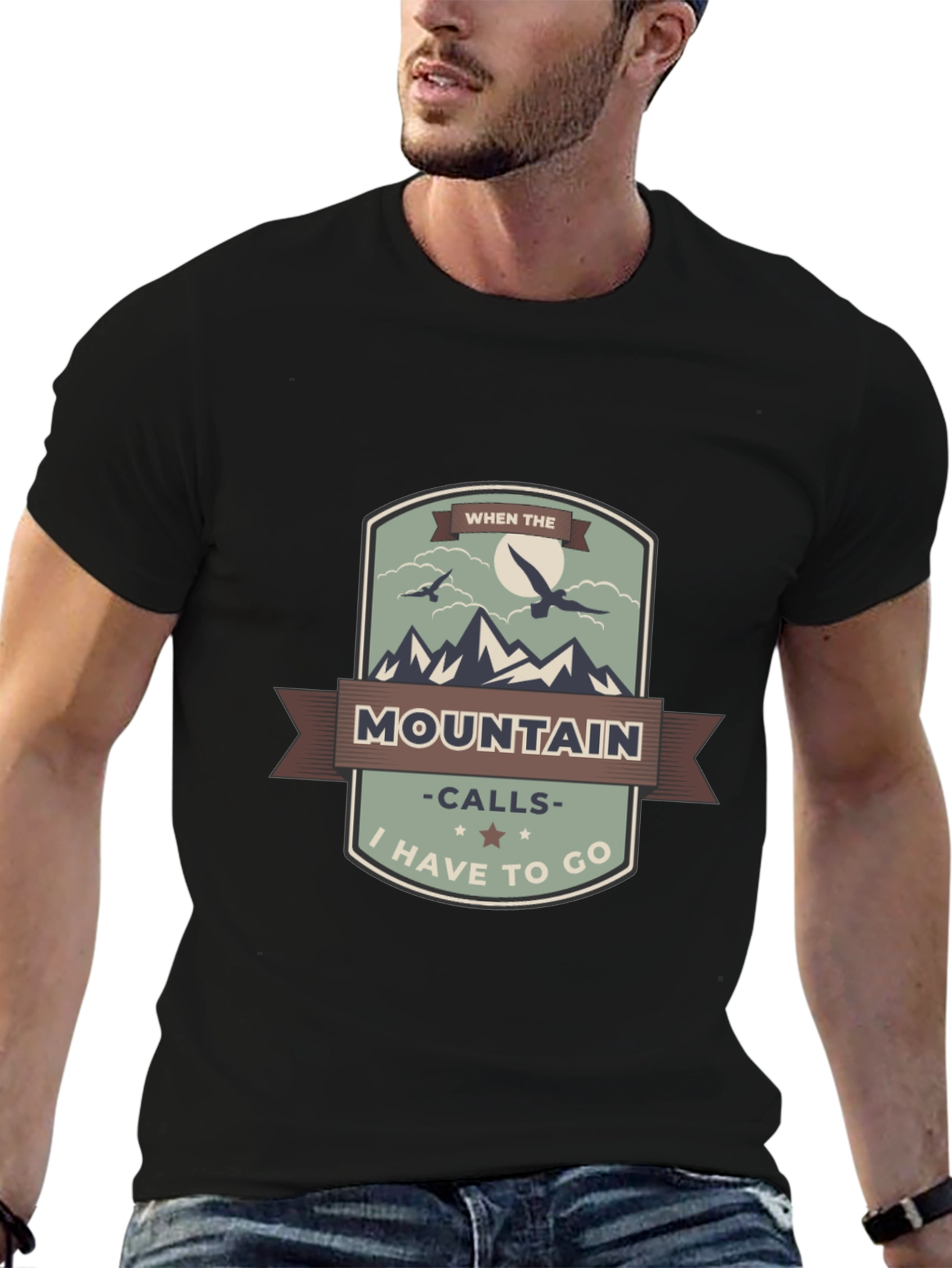 Mountain Calls Graphic Tee - Adventure Awaits!