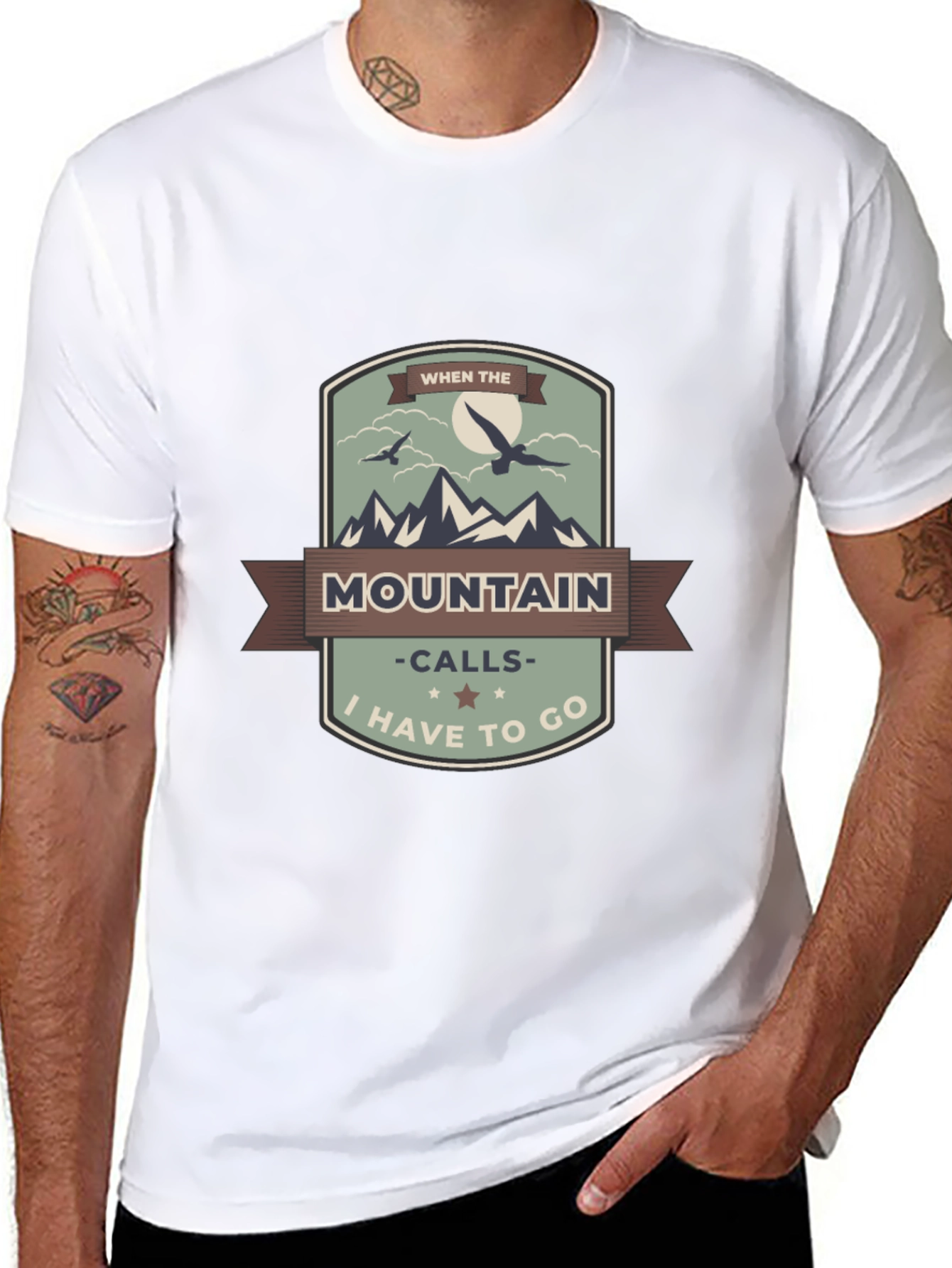 Mountain Calls Graphic Tee - Adventure Awaits!