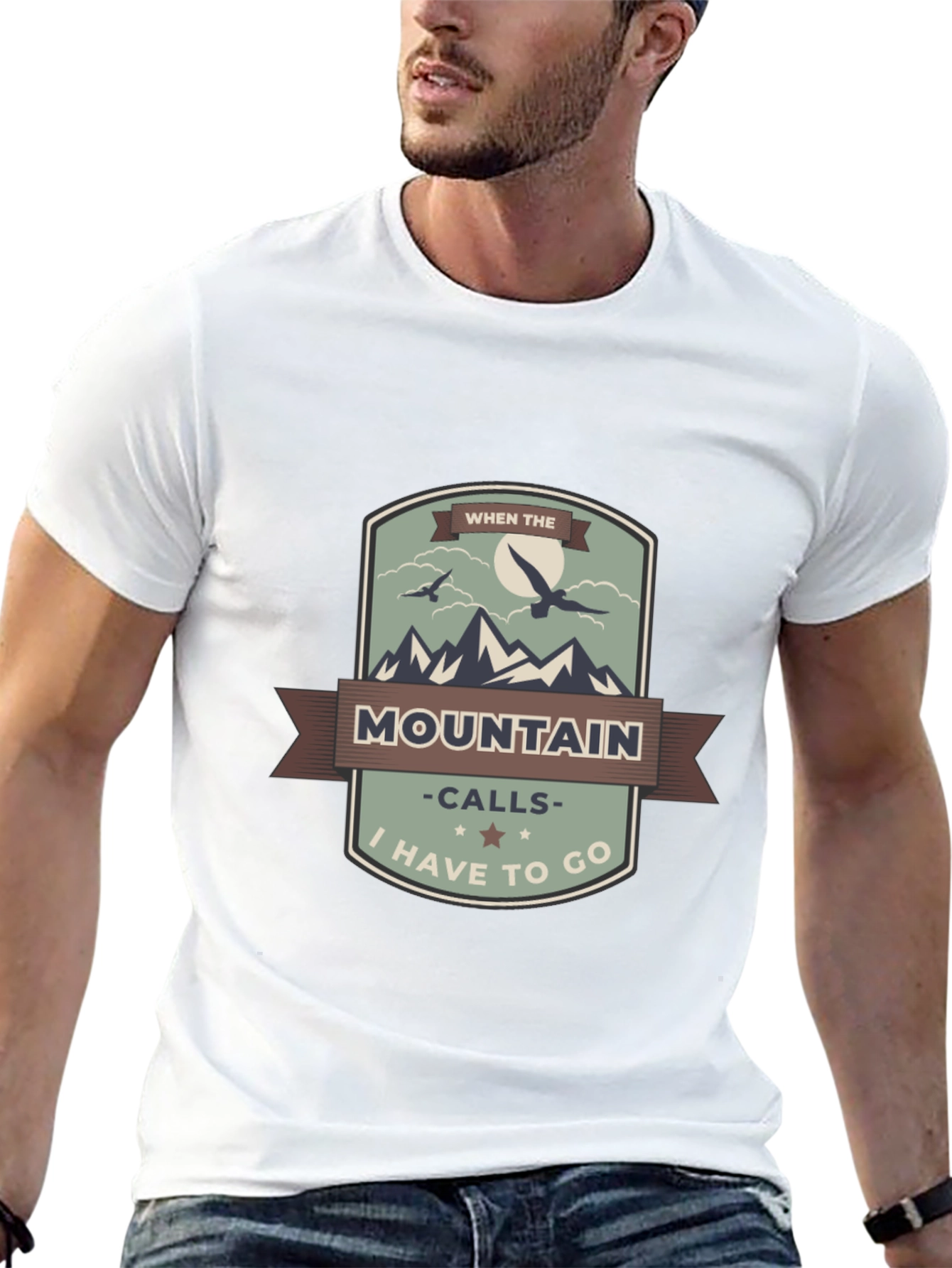 Mountain Calls Graphic Tee - Adventure Awaits!