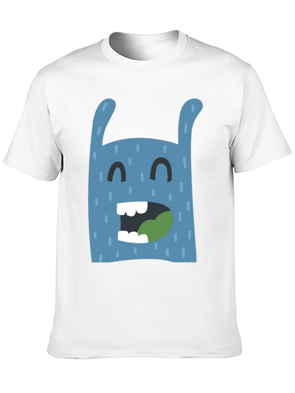 Funny Monster Graphic Black T-Shirt