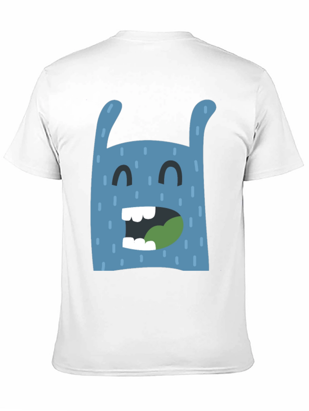 Funny Monster Graphic Black T-Shirt