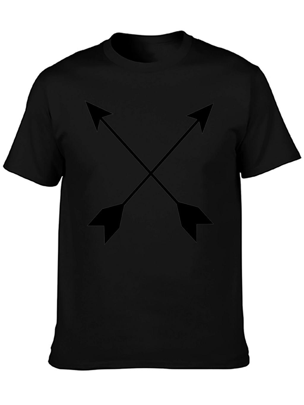 Crossed Arrows Graphic Black T-Shirt