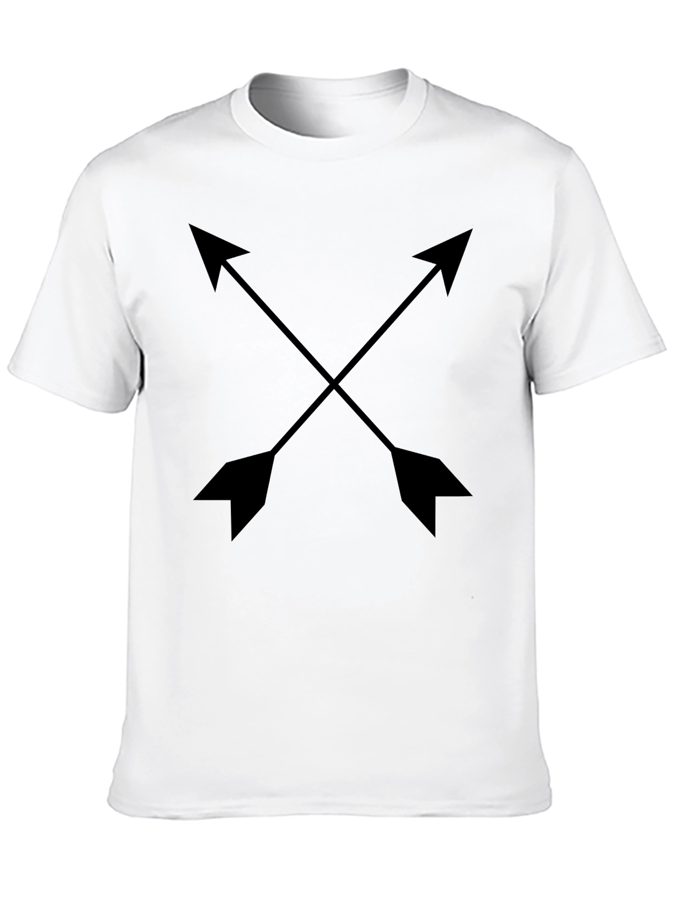 Crossed Arrows Graphic Black T-Shirt