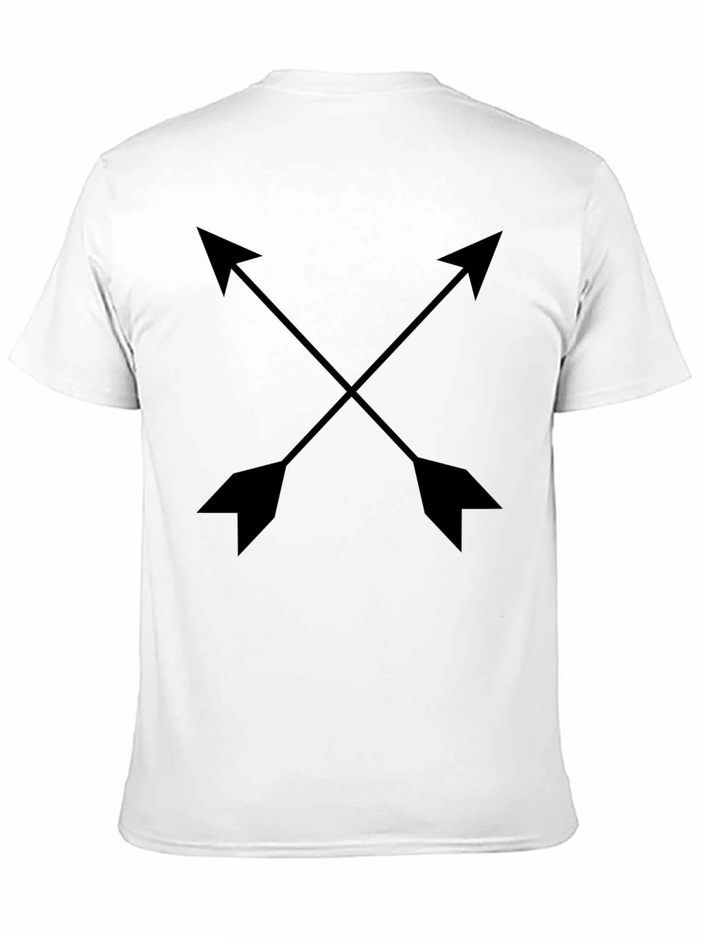 Crossed Arrows Graphic Black T-Shirt