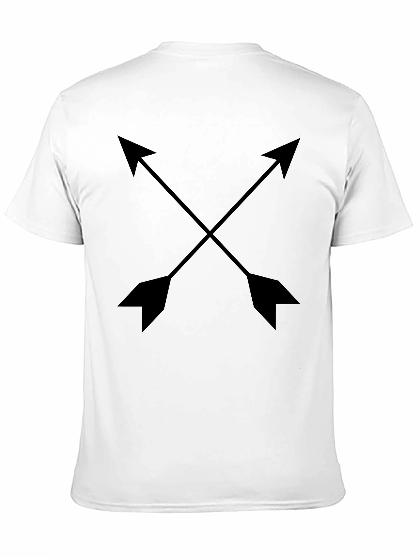 Crossed Arrows Graphic Black T-Shirt