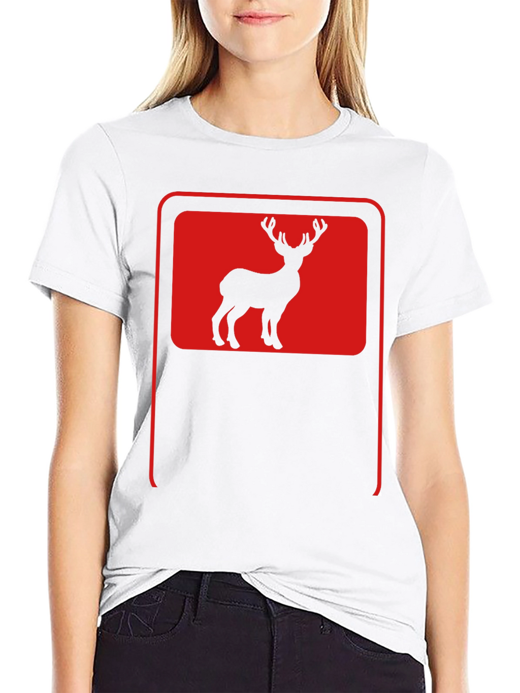 Deer Silhouette Graphic Tee