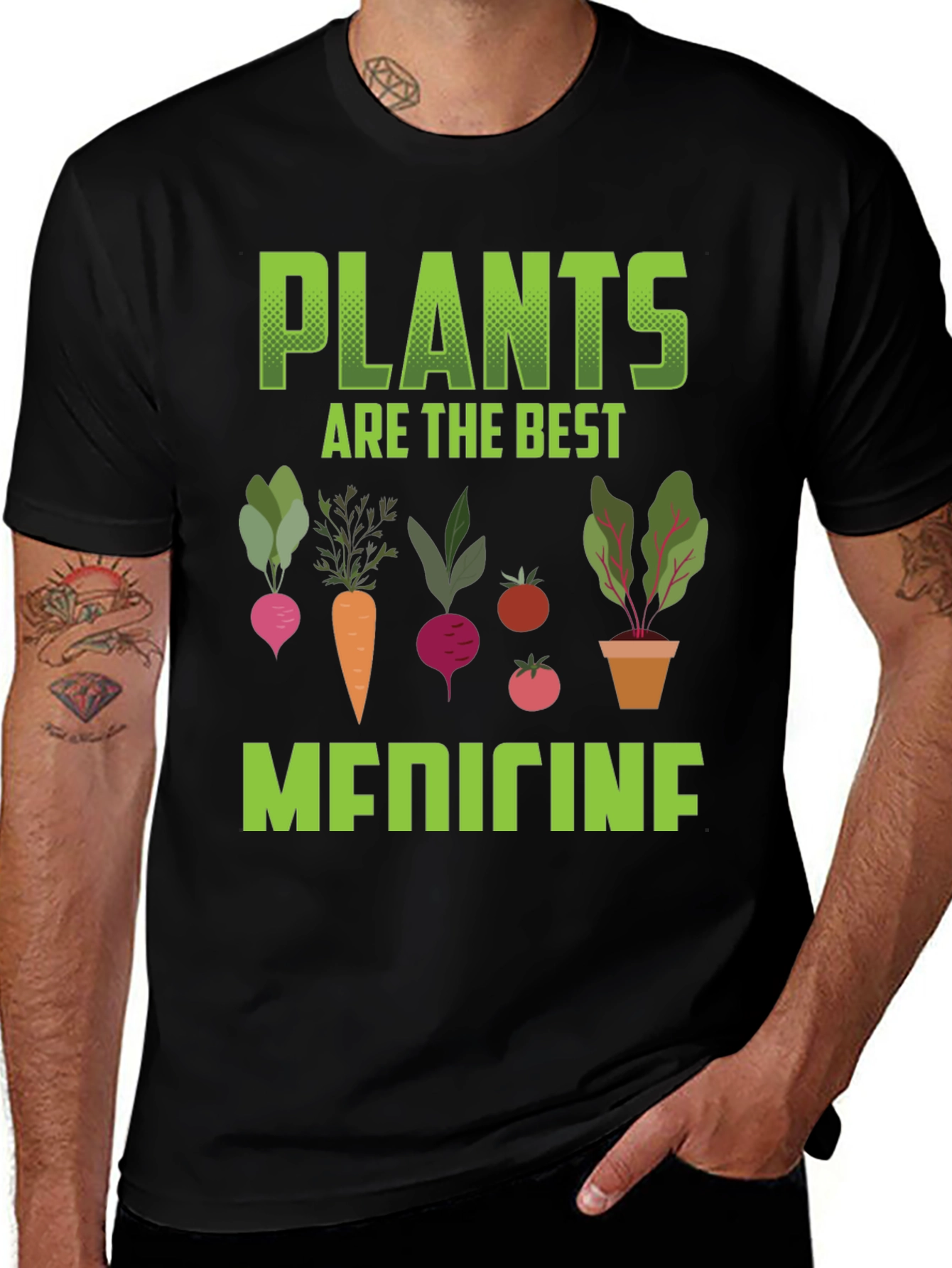 Plants Are The Best Medicine Graphic Tee