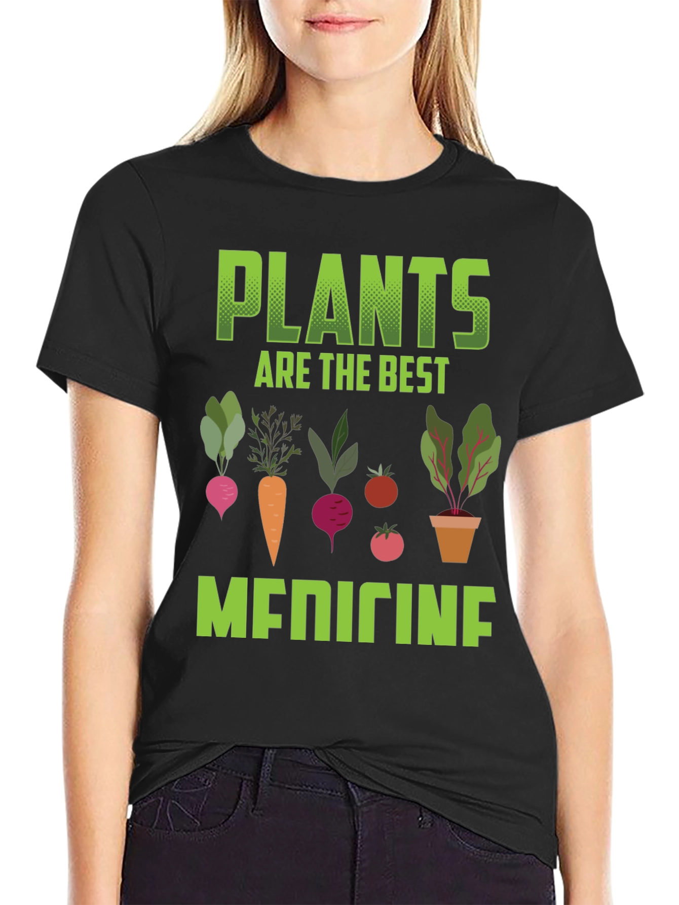 Plants Are The Best Medicine Graphic Tee