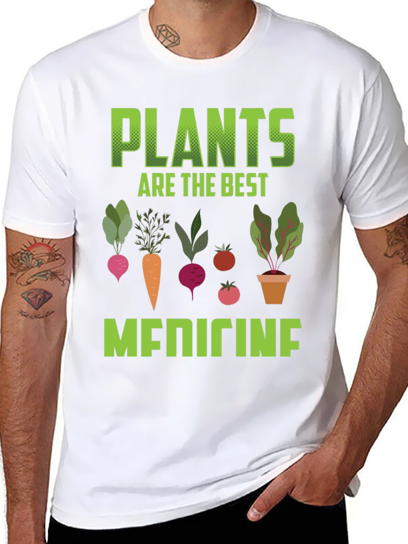 Plants Are The Best Medicine Graphic Tee