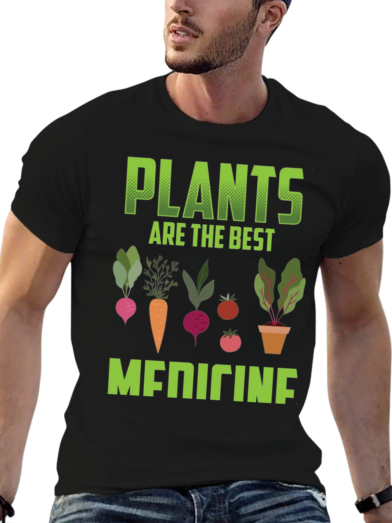 Plants Are The Best Medicine Graphic Tee