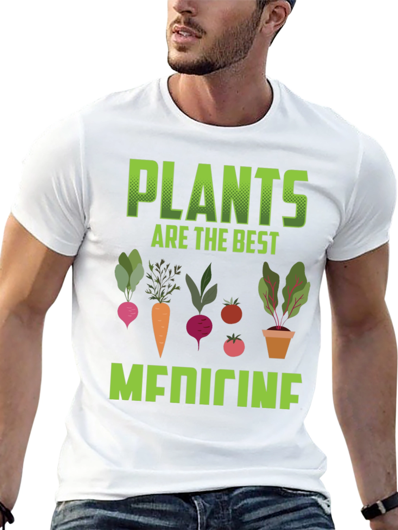 Plants Are The Best Medicine Graphic Tee