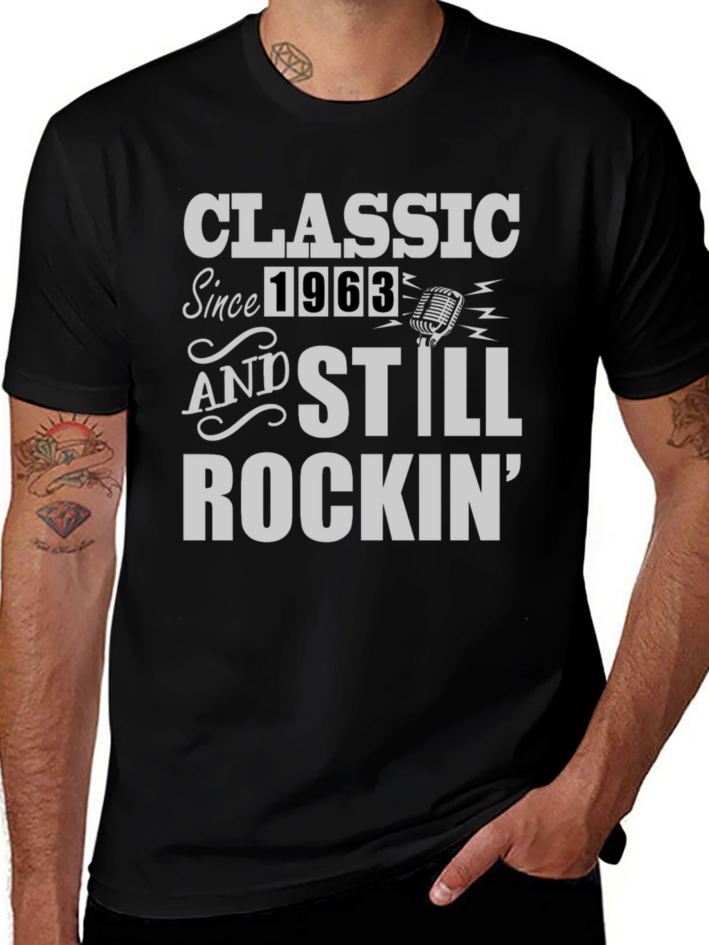 Classic Since 1963 Mens Black T-Shirt
