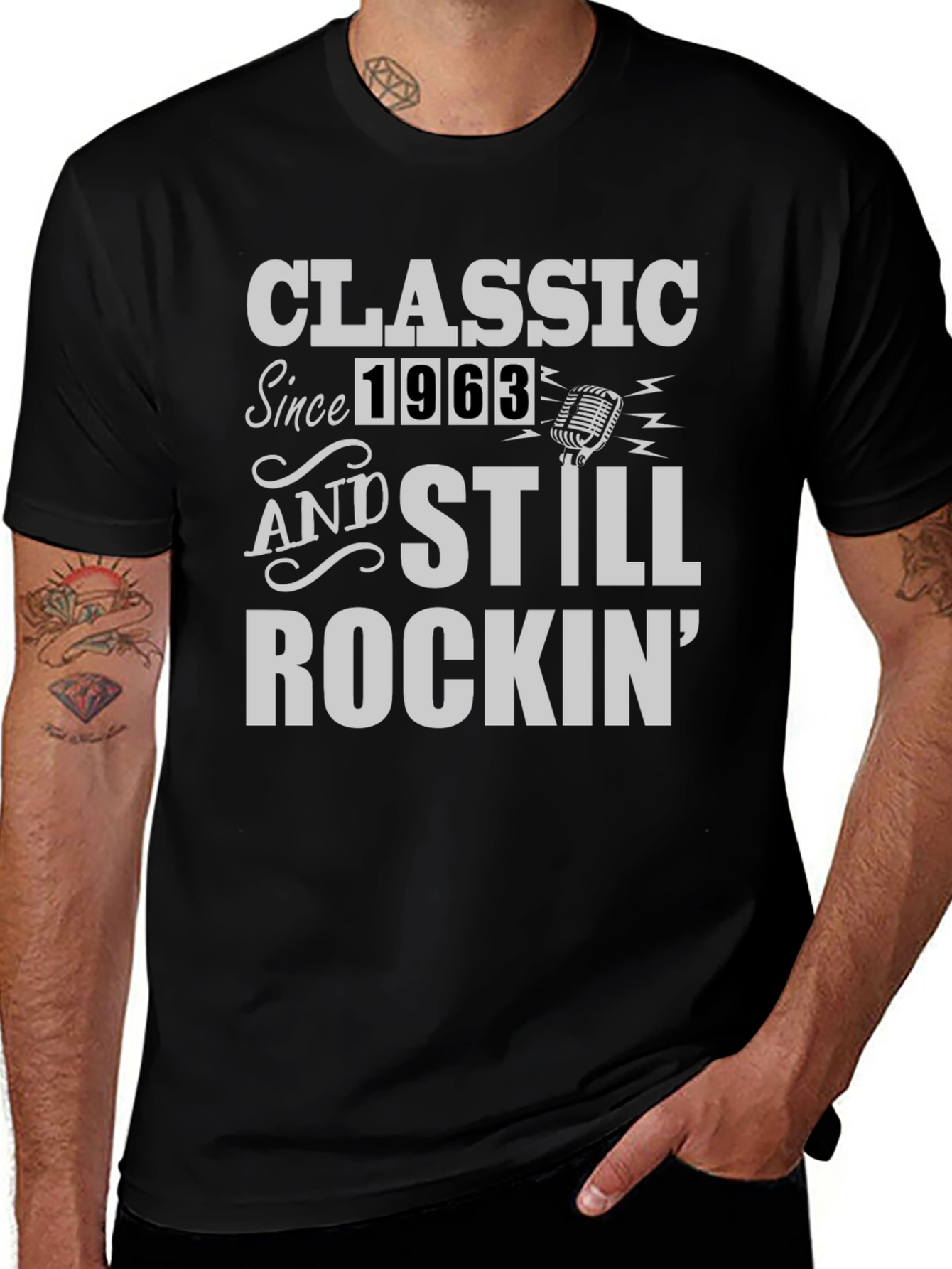 Classic Since 1963 Mens Black T-Shirt