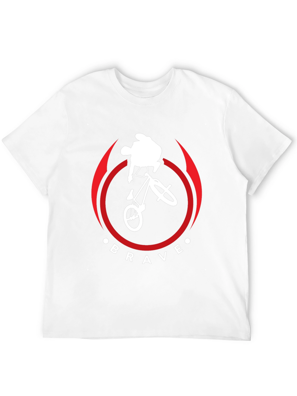 Brave BMX Bike Stunt T-Shirt - Black