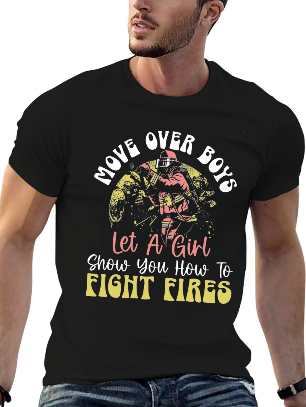 Feminist Firefighter Graphic Tee